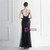 In Stock:Ship in 48 Hours Black Tulle Sequins Backless Party Dress