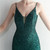 In Stock:Ship in 48 Hours Green Tulle Sequins Backless Party Dress