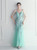In Stock:Ship in 48 Hours Mint Green Tulle Sequins Beading Party Dress