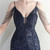 In Stock:Ship in 48 Hours Navy Blue Tulle Sequins Beading Party Dress