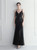 In Stock:Ship in 48 Hours Sexy Black Tulle Sequins Beading Party Dress