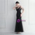 In Stock:Ship in 48 Hours Sexy Black Tulle Sequins Beading Party Dress