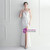 In Stock:Ship in 48 Hours White One Shoulder Mesh Perspective Beading Party Dress