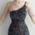 In Stock:Ship in 48 Hours Colorful Black Split Sequins Party Dress