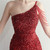 In Stock:Ship in 48 Hours Dark Red Split Sequins Party Dress