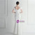 In Stock:Ship in 48 Hours White Cap Sleeve Feather Party Dress