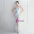 In Stock:Ship in 48 Hours White Mermaid Sequins Beading Split Party Dress
