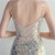 In Stock:Ship in 48 Hours Colorful Apricot Mermaid Sequins Beading Split Party Dress