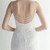 In Stock:Ship in 48 Hours White Sequins Backless Beading Split Party Dress