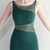 In Stock:Ship in 48 Hours Dark Green Mermaid Beading Split Party Dress	