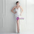 In Stock:Ship in 48 Hours White Sequins Split Cross Straps Party Dress