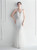 In Stock:Ship in 48 Hours White Tulle Sequins Backless Beading Party Dress