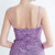 In Stock:Ship in 48 Hours Purple Sequins Pleats Split Party Dress