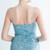 In Stock:Ship in 48 Hours Sky Blue Sequins Pleats Split Party Dress