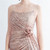 In Stock:Ship in 48 Hours Gold Sequins Pleats Split Party Dress