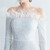 In Stock:Ship in 48 Hours White Long Sleeve Sequins Feather Party Dress