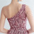 In Stock:Ship in 48 Hours Pink One Shoulder Sequins Feather Party Dress