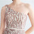 In Stock:Ship in 48 Hours Gold One Shoulder Sequins Feather Party Dress