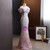 Purple Sequins Mermais Off the Shoulder Prom Dress