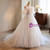 White Ball Gown Tulle Strapless Pleats Wedding Dress
