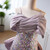 Purple Mermaid Sequins Spaghetti Straps Bow Prom Dress