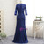 Charming Plus Size Royal Blue 2017 Mother Of The Bride Dresses Mermaid 3/4 Sleeves