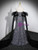 Dark Gray Sequins Strapless Prom Dress