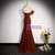 Brown Mermaid Strapless Bow Prom Dress