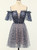 Tulle Spaghetti Straps Wave Point Homecoming Dress