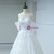 White Tulle Lace Sweetheart Wedding Dress