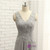 Latest  Gray 2017 Mother Of The Bride Dresses A-line V-neck Chiffon Lace