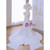 White Mermaid Satin Pleats Beading Wedding Dress