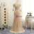 Romance Champagne 2017 Mother Of The Bride Dresses A-line Half Sleeves Chiffon