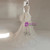 White Lace Spaghetti Straps Wedding Dress With Detachable Train