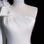 White Mermaid One Shoulder Wedding Dress