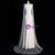Back view of a white mermaid wedding dress with a zipper closure, showing the sleek fit and the gentle flare of the skirt