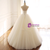 Satin Tulle Strapless Button Wedding Dress