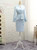 Romantic Blue 2017 Mother Of The Bride Dresses Sheath With Jacket