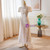 Puff Sleeve Lace Backless Tea Length Wedding Dress Puff Sleeve Lace Backless Tea Length Wedding Dress