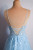 Light Blue Tulle Appliques Prom Dress