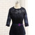 Brilliant Navy Blue 2017 Mother Of The Bride Dresses Sheath 3/4 Sleeves