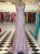 Pink Mermaid Sequins Spagheti Straps Prom Dress