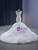 Champagne Mermaid Sequins Beading Crystal Wedding Dress