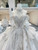 White Off the Shoulder Puff Sleeve Wedding Dress