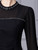 Black Long Sleeve Crystal Short Mother Of The Bride Dress