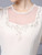 Apricot Mermaid Short Sleeve Beading Pearls Mother Of The Bride Dress