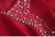 Red Short Sleeve Handwork Beading Mother Of The Bride Dress