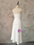 Casual White Spaghetti Straps Wedding Dress