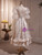 Champagne Satin Lace Short Sleeve Wedding Dress