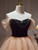 Champagne Tulle Off the Shoulder Homecoming Dress